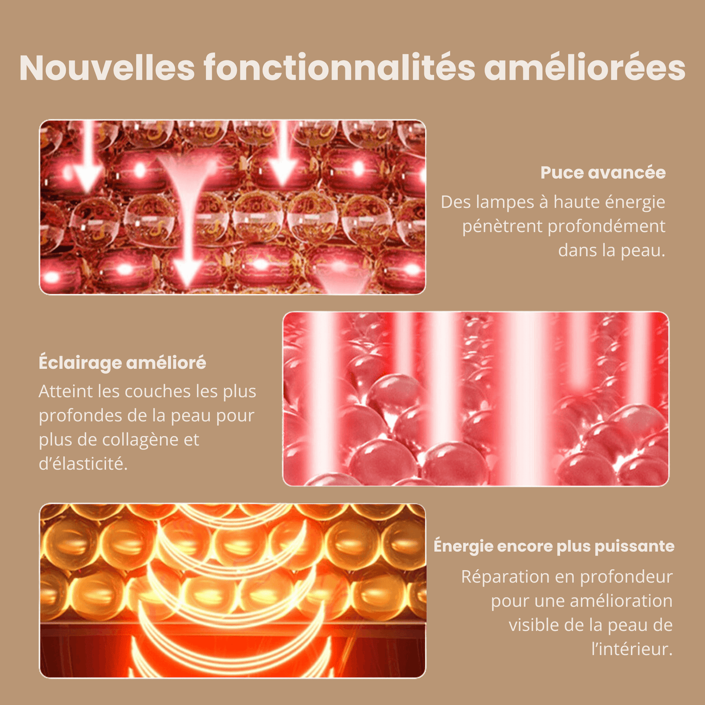 DermiGlow - Masque de Luminothérapie